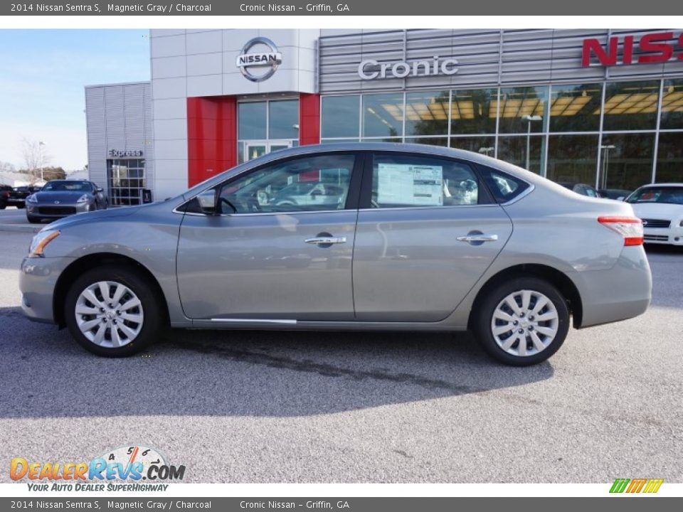 2014 Nissan Sentra S Magnetic Gray / Charcoal Photo #2