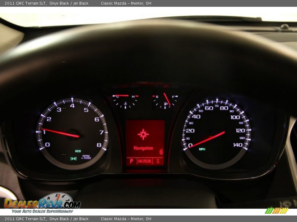 2011 GMC Terrain SLT Onyx Black / Jet Black Photo #8