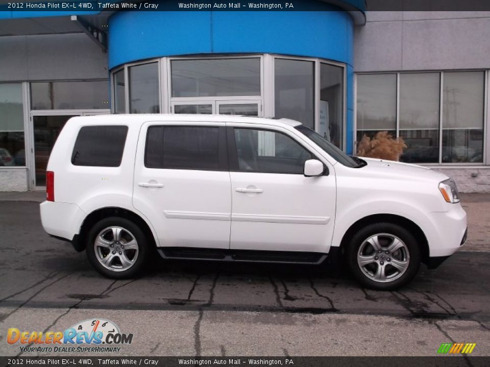 2012 Honda Pilot EX-L 4WD Taffeta White / Gray Photo #2