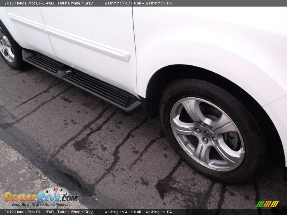 2012 Honda Pilot EX-L 4WD Taffeta White / Gray Photo #3
