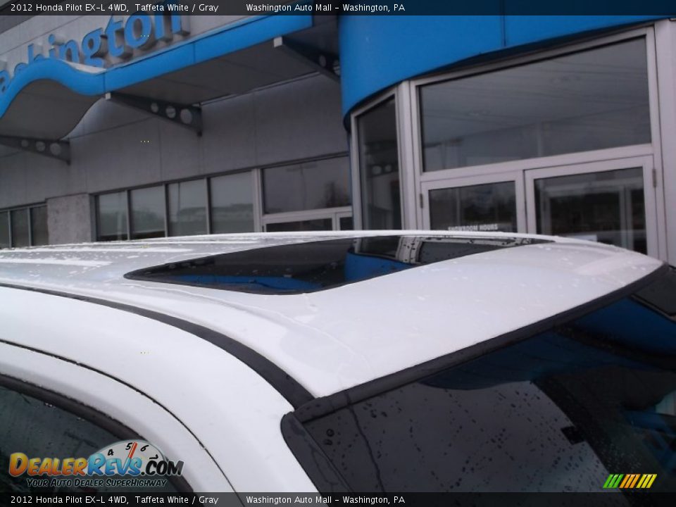 2012 Honda Pilot EX-L 4WD Taffeta White / Gray Photo #4