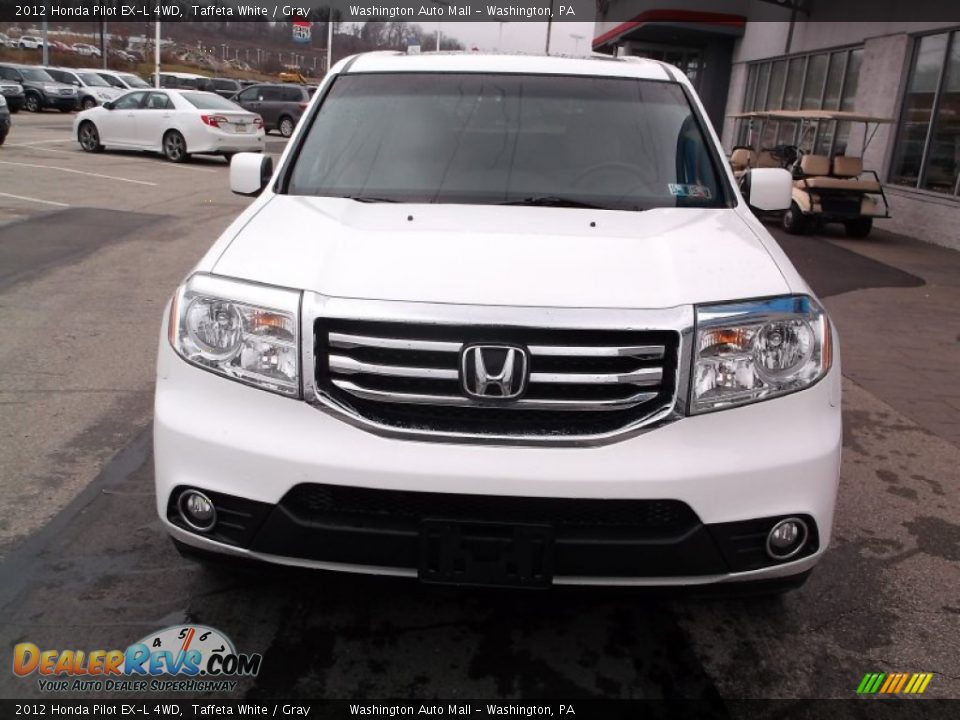 2012 Honda Pilot EX-L 4WD Taffeta White / Gray Photo #5