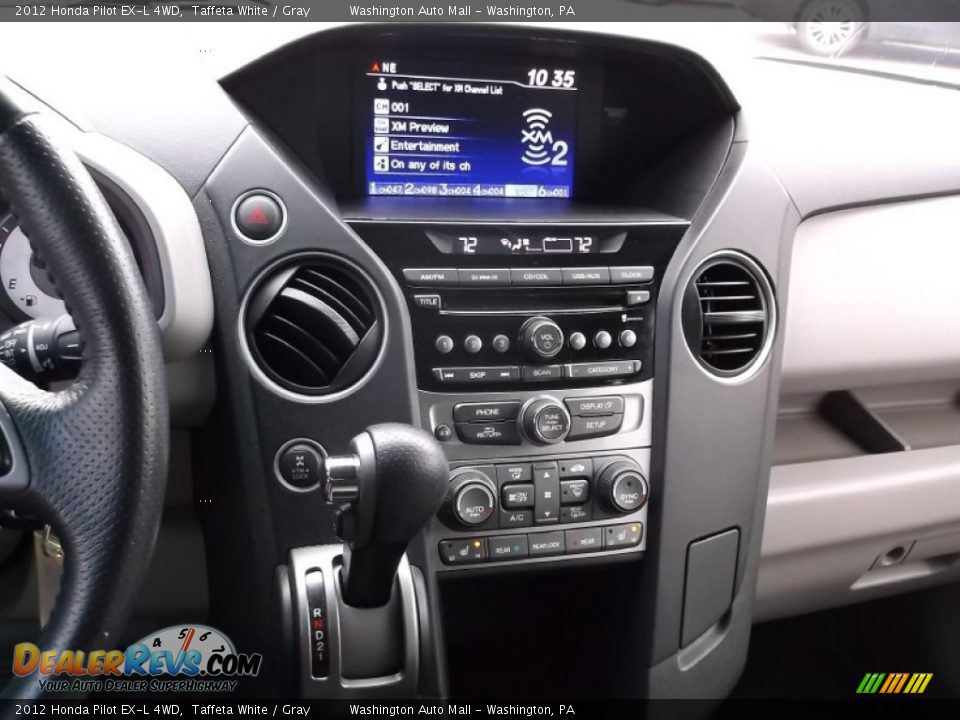 2012 Honda Pilot EX-L 4WD Taffeta White / Gray Photo #14