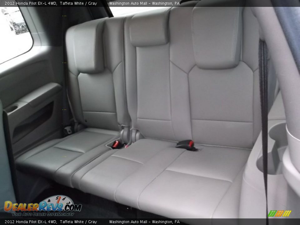 2012 Honda Pilot EX-L 4WD Taffeta White / Gray Photo #19