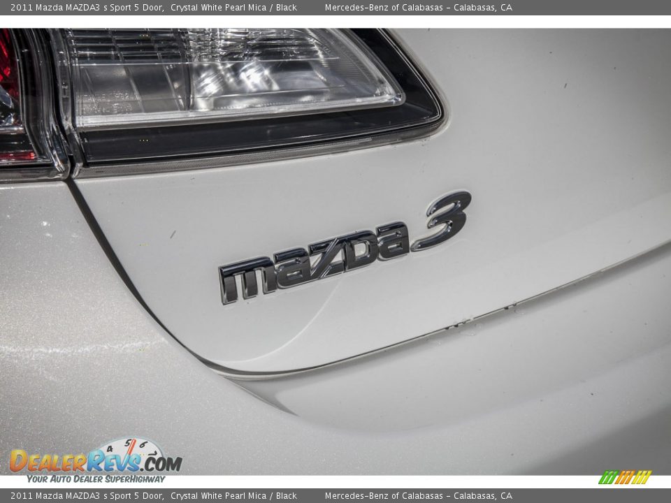 2011 Mazda MAZDA3 s Sport 5 Door Crystal White Pearl Mica / Black Photo #7