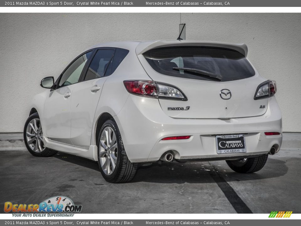 2011 Mazda MAZDA3 s Sport 5 Door Crystal White Pearl Mica / Black Photo #10