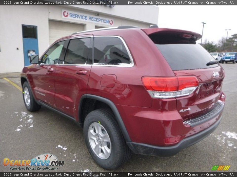 2015 Jeep Grand Cherokee Laredo 4x4 Deep Cherry Red Crystal Pearl / Black Photo #3