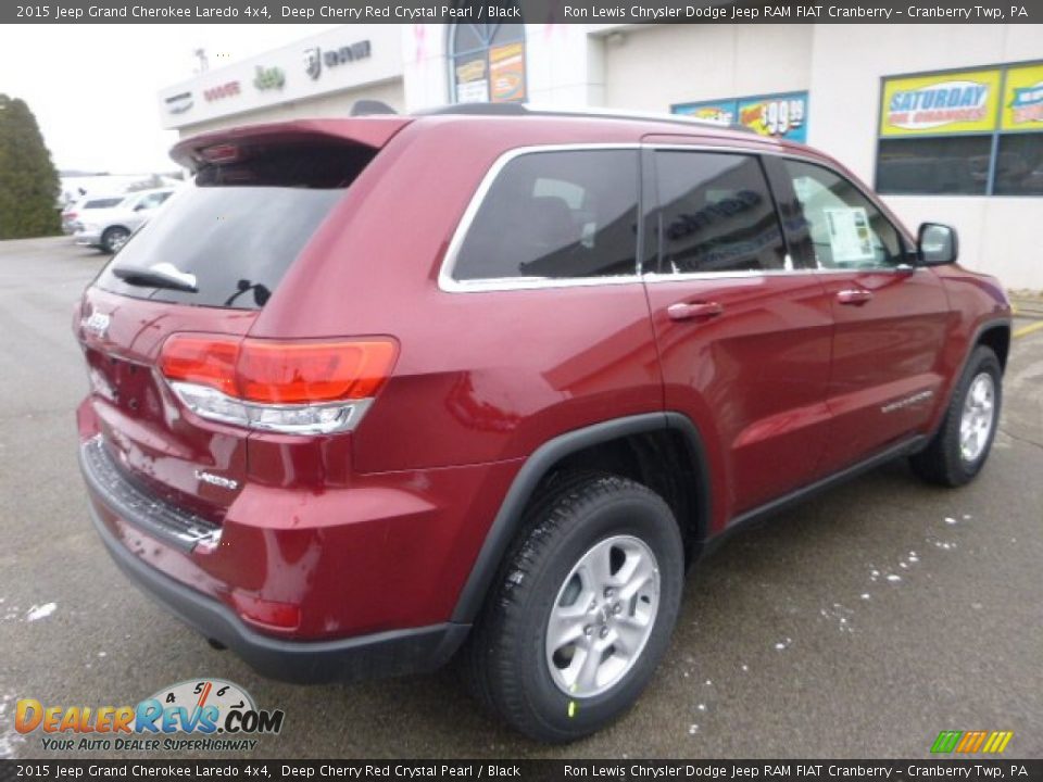 2015 Jeep Grand Cherokee Laredo 4x4 Deep Cherry Red Crystal Pearl / Black Photo #5