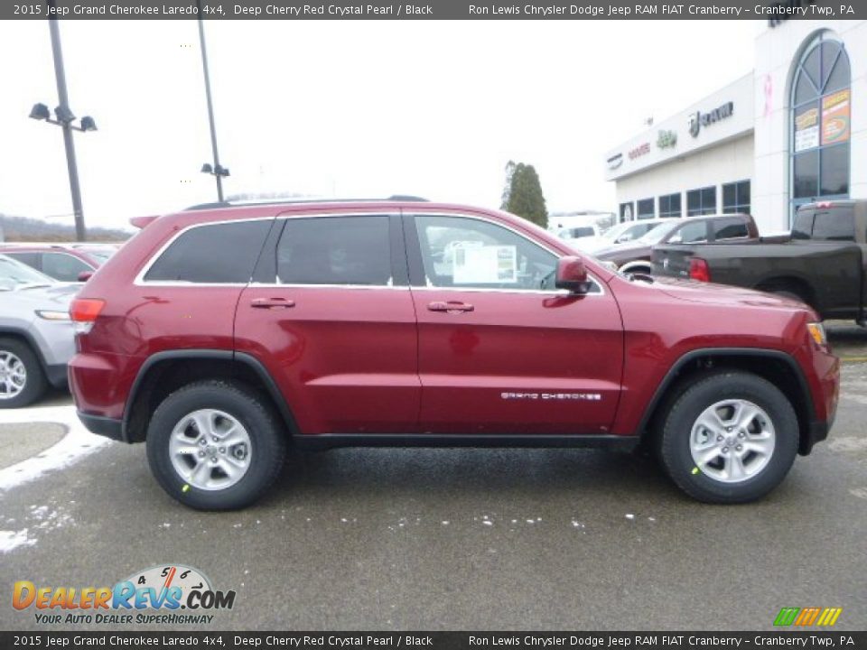 2015 Jeep Grand Cherokee Laredo 4x4 Deep Cherry Red Crystal Pearl / Black Photo #6