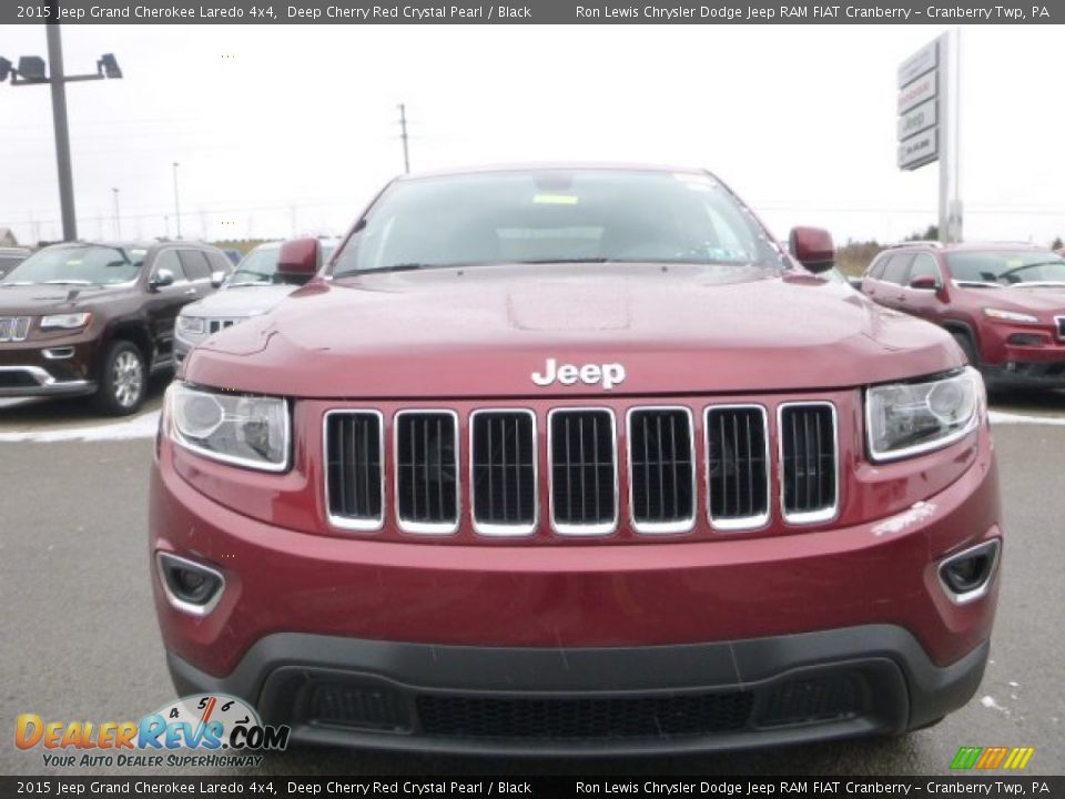 2015 Jeep Grand Cherokee Laredo 4x4 Deep Cherry Red Crystal Pearl / Black Photo #8
