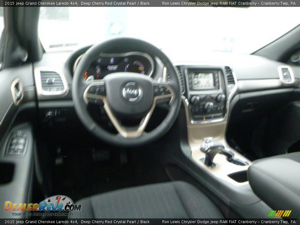 2015 Jeep Grand Cherokee Laredo 4x4 Deep Cherry Red Crystal Pearl / Black Photo #14