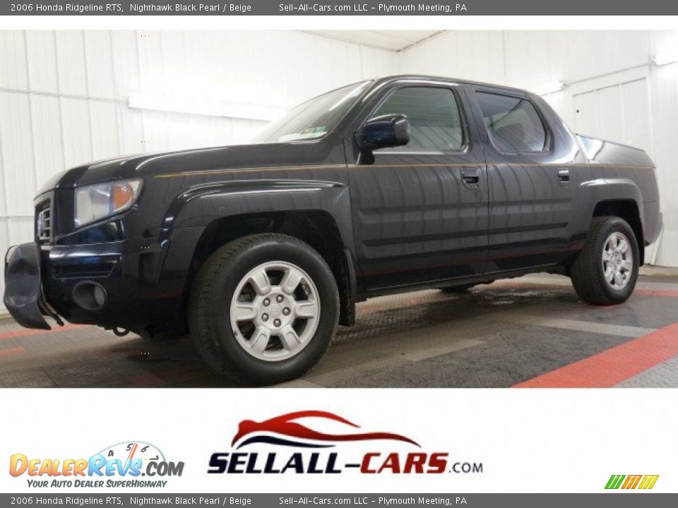 2006 Honda Ridgeline RTS Nighthawk Black Pearl / Beige Photo #1