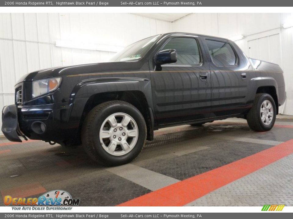 2006 Honda Ridgeline RTS Nighthawk Black Pearl / Beige Photo #2