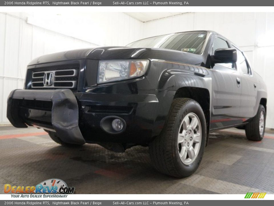 2006 Honda Ridgeline RTS Nighthawk Black Pearl / Beige Photo #3