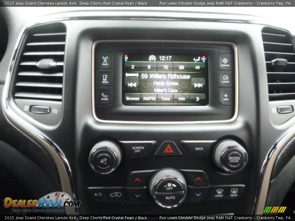 2015 Jeep Grand Cherokee Laredo 4x4 Deep Cherry Red Crystal Pearl / Black Photo #18