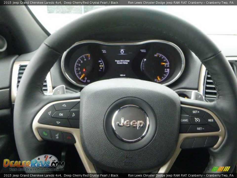 2015 Jeep Grand Cherokee Laredo 4x4 Deep Cherry Red Crystal Pearl / Black Photo #19