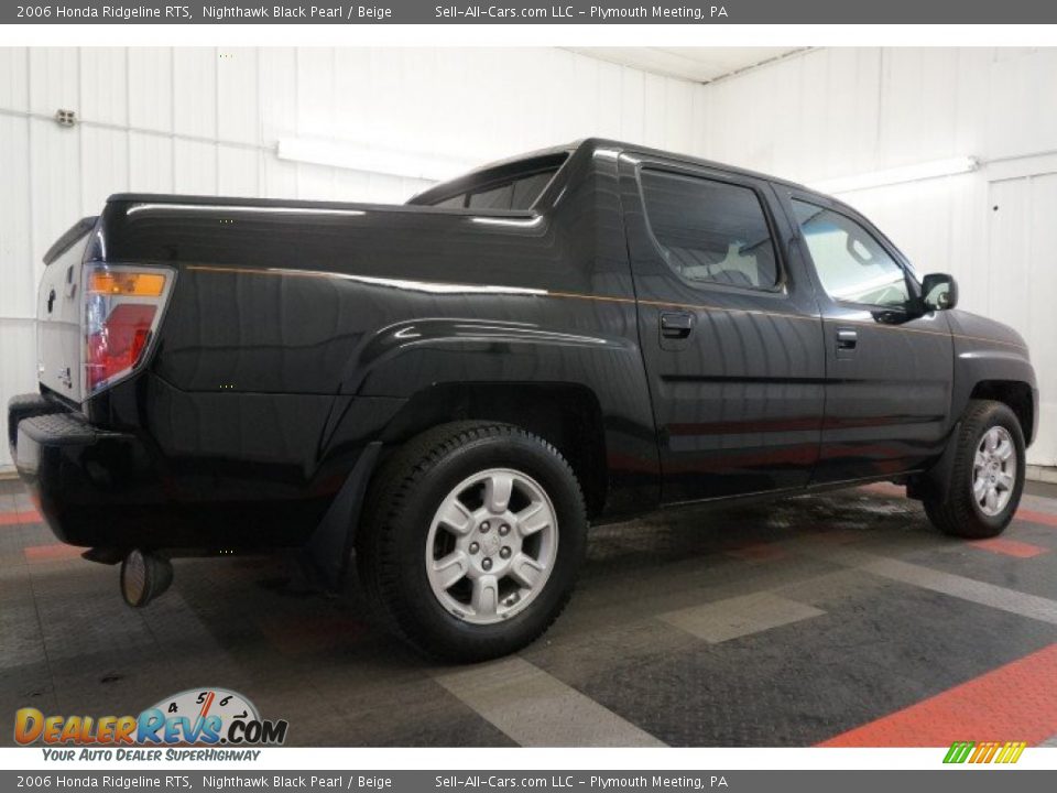 2006 Honda Ridgeline RTS Nighthawk Black Pearl / Beige Photo #7