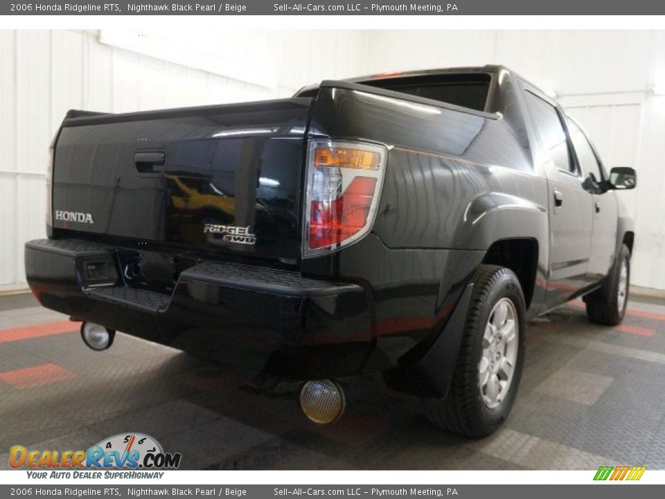 2006 Honda Ridgeline RTS Nighthawk Black Pearl / Beige Photo #8