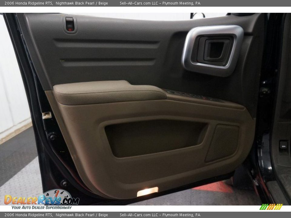 2006 Honda Ridgeline RTS Nighthawk Black Pearl / Beige Photo #12