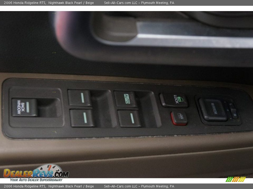 2006 Honda Ridgeline RTS Nighthawk Black Pearl / Beige Photo #13