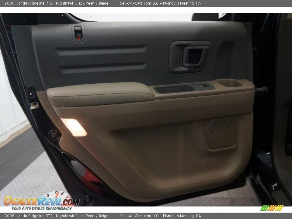 2006 Honda Ridgeline RTS Nighthawk Black Pearl / Beige Photo #15