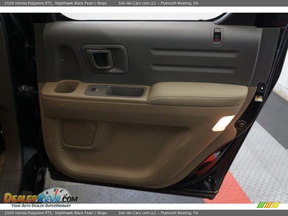 2006 Honda Ridgeline RTS Nighthawk Black Pearl / Beige Photo #16