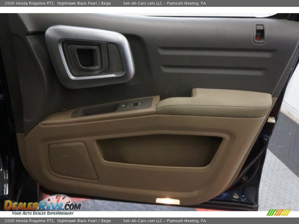 2006 Honda Ridgeline RTS Nighthawk Black Pearl / Beige Photo #17
