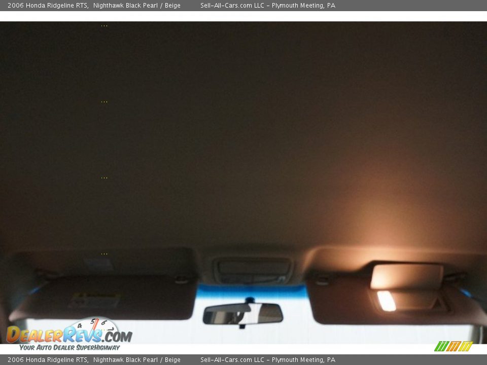 2006 Honda Ridgeline RTS Nighthawk Black Pearl / Beige Photo #21