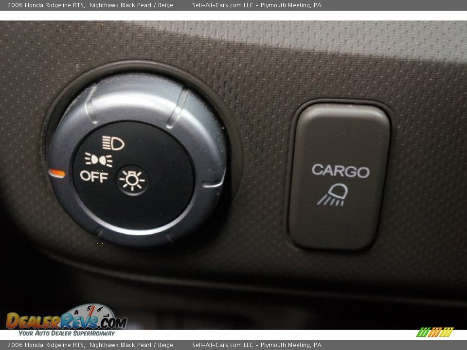 2006 Honda Ridgeline RTS Nighthawk Black Pearl / Beige Photo #26