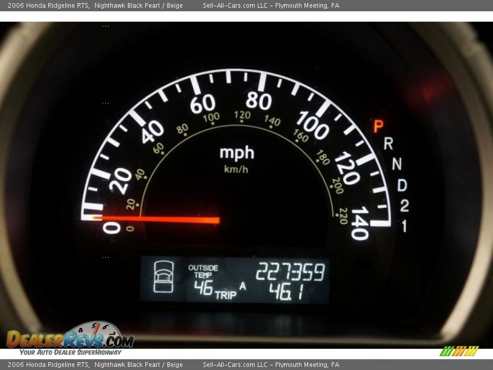 2006 Honda Ridgeline RTS Nighthawk Black Pearl / Beige Photo #28