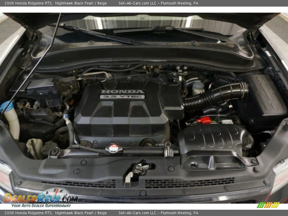 2006 Honda Ridgeline RTS Nighthawk Black Pearl / Beige Photo #34