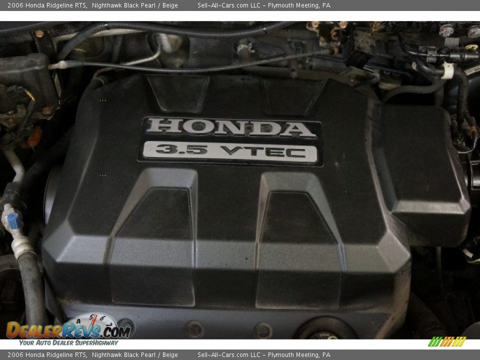 2006 Honda Ridgeline RTS Nighthawk Black Pearl / Beige Photo #35