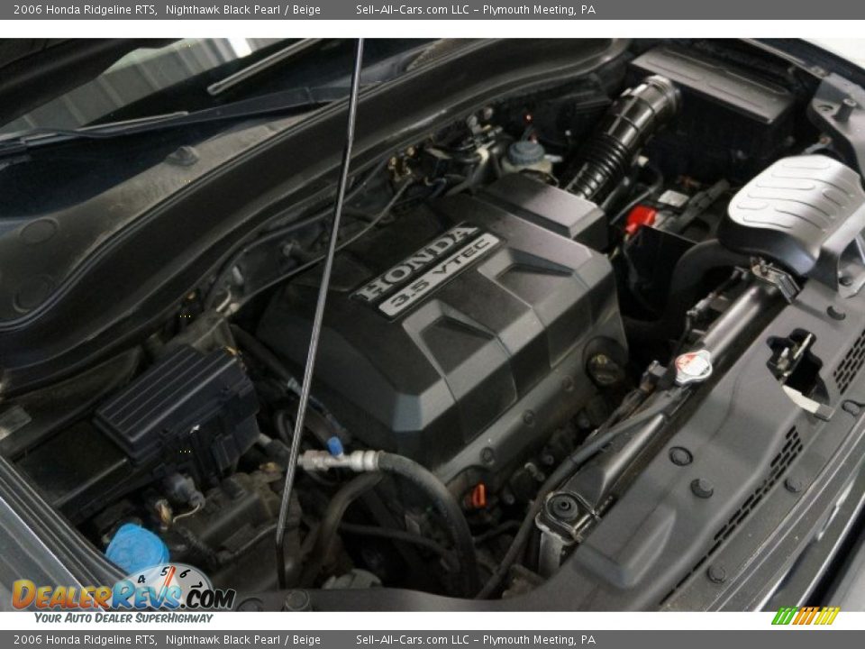 2006 Honda Ridgeline RTS Nighthawk Black Pearl / Beige Photo #36