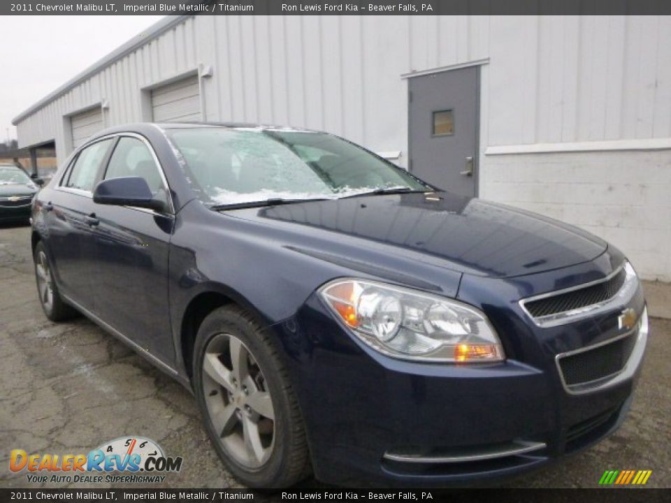 2011 Chevrolet Malibu LT Imperial Blue Metallic / Titanium Photo #2