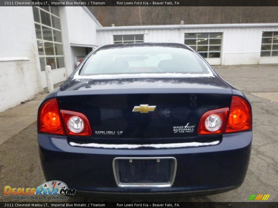2011 Chevrolet Malibu LT Imperial Blue Metallic / Titanium Photo #6