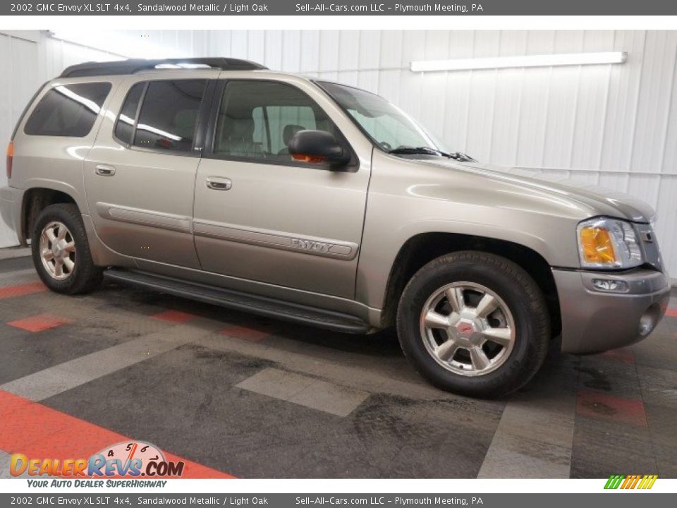 2002 GMC Envoy XL SLT 4x4 Sandalwood Metallic / Light Oak Photo #6