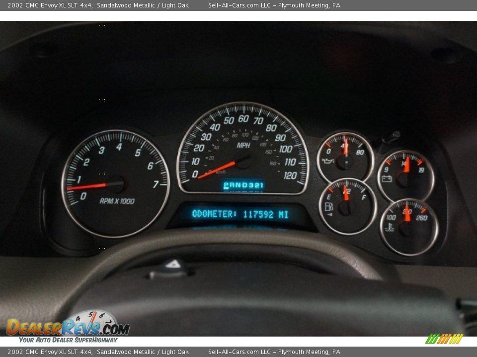 2002 GMC Envoy XL SLT 4x4 Sandalwood Metallic / Light Oak Photo #31