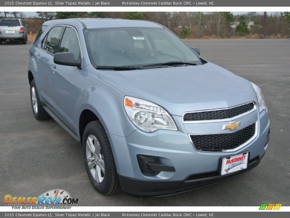 2015 Chevrolet Equinox LS Silver Topaz Metallic / Jet Black Photo #1