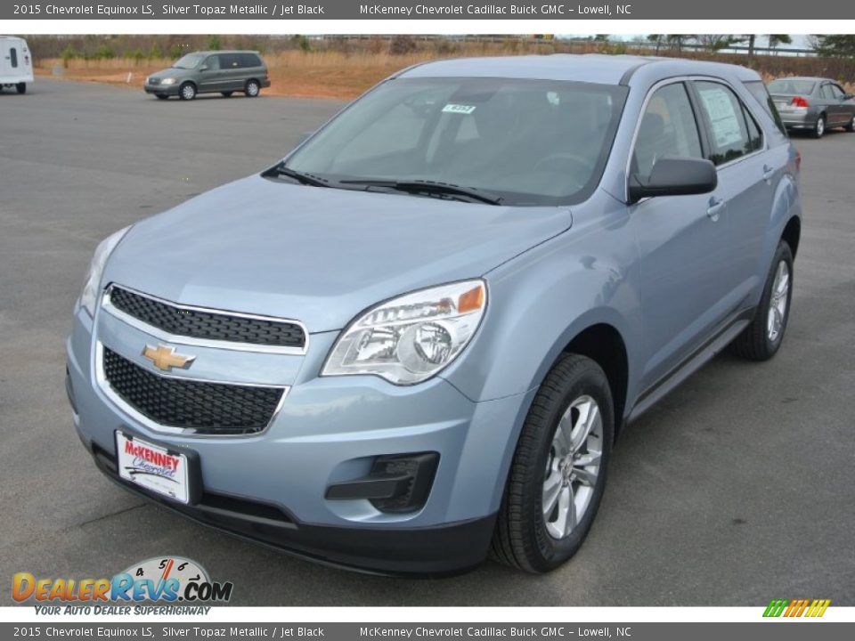 2015 Chevrolet Equinox LS Silver Topaz Metallic / Jet Black Photo #2