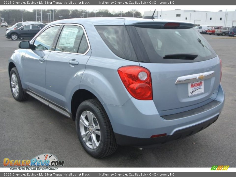 2015 Chevrolet Equinox LS Silver Topaz Metallic / Jet Black Photo #4