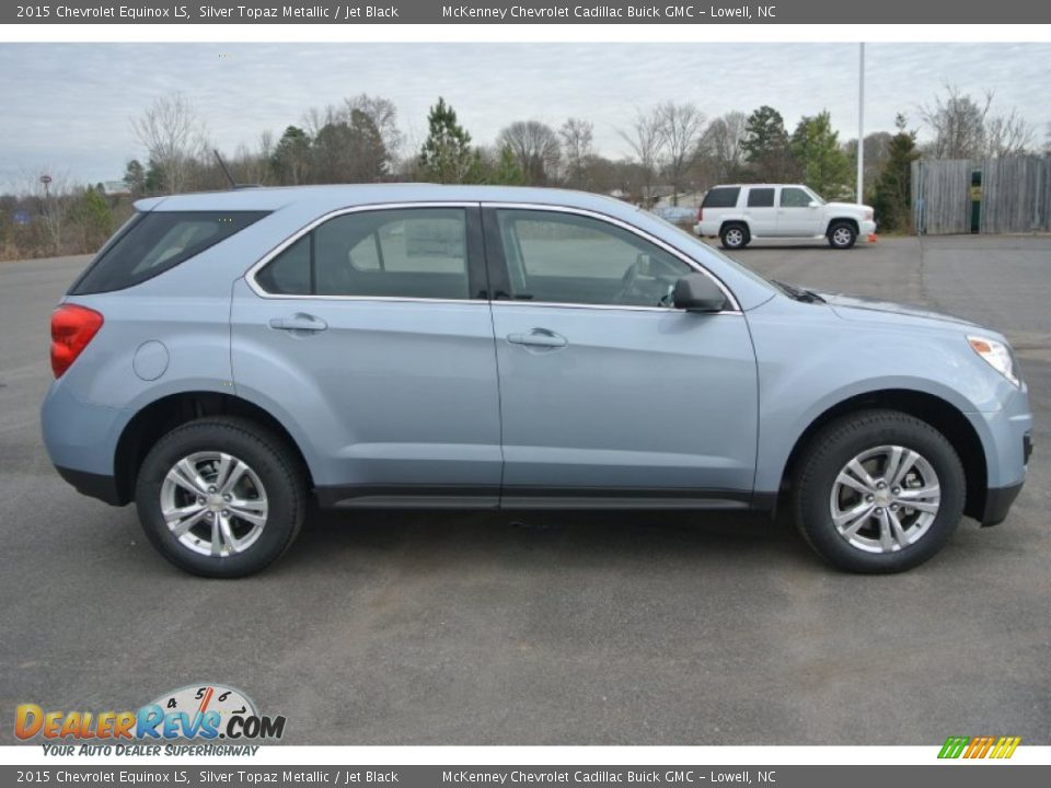 2015 Chevrolet Equinox LS Silver Topaz Metallic / Jet Black Photo #6