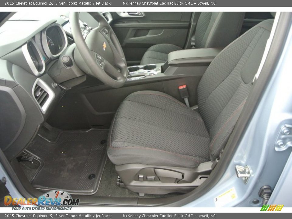 2015 Chevrolet Equinox LS Silver Topaz Metallic / Jet Black Photo #8