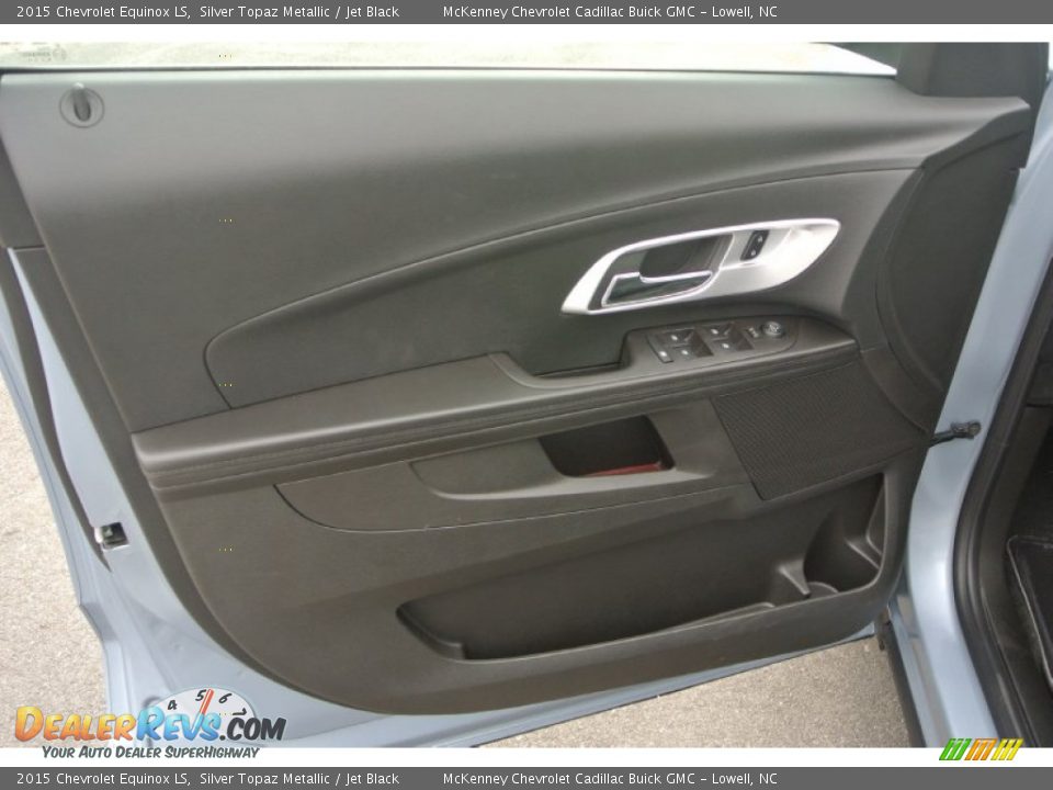 2015 Chevrolet Equinox LS Silver Topaz Metallic / Jet Black Photo #9