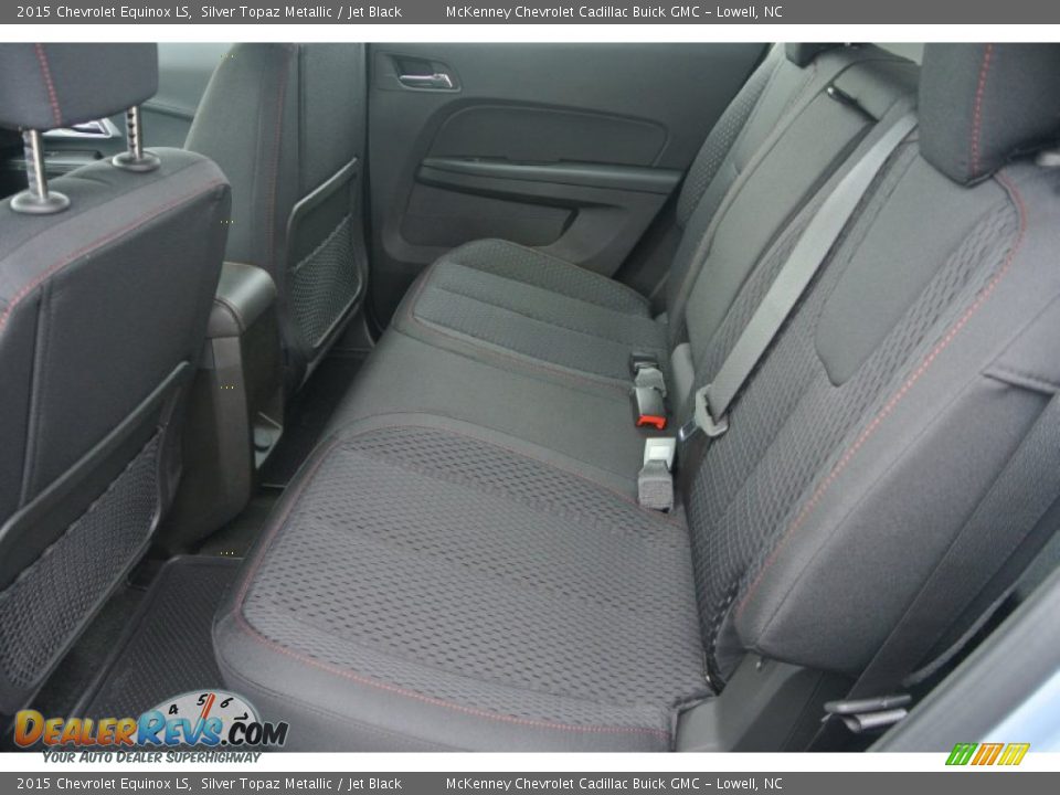 2015 Chevrolet Equinox LS Silver Topaz Metallic / Jet Black Photo #14