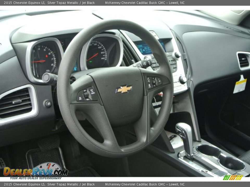 2015 Chevrolet Equinox LS Silver Topaz Metallic / Jet Black Photo #20