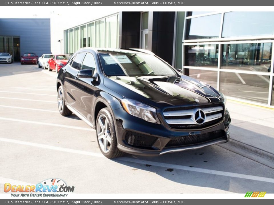 2015 Mercedes-Benz GLA 250 4Matic Night Black / Black Photo #1