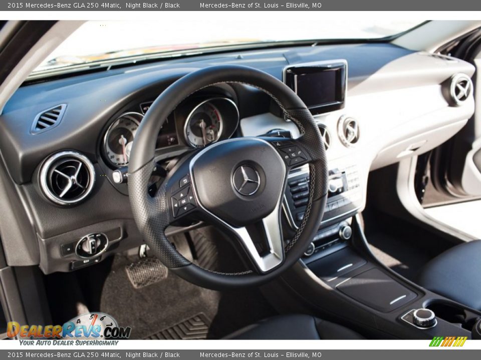 2015 Mercedes-Benz GLA 250 4Matic Night Black / Black Photo #12