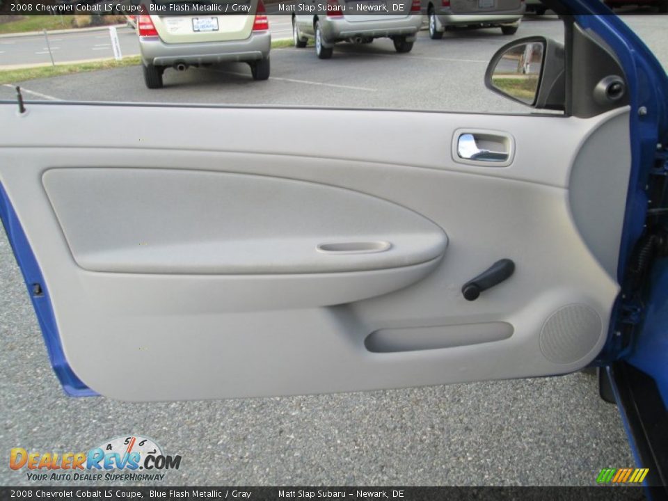 2008 Chevrolet Cobalt LS Coupe Blue Flash Metallic / Gray Photo #11