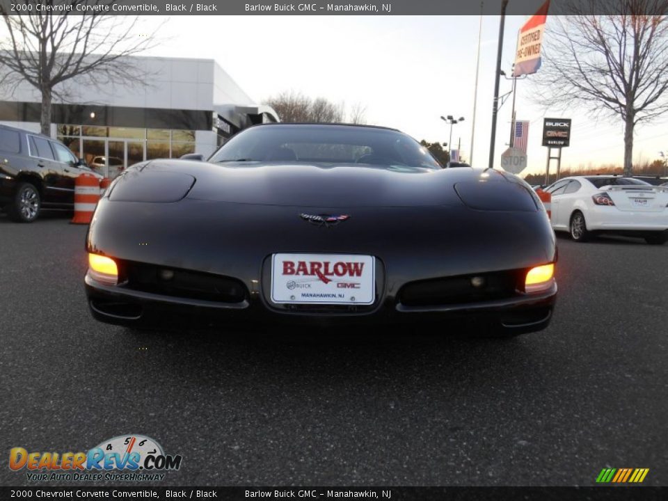 2000 Chevrolet Corvette Convertible Black / Black Photo #2