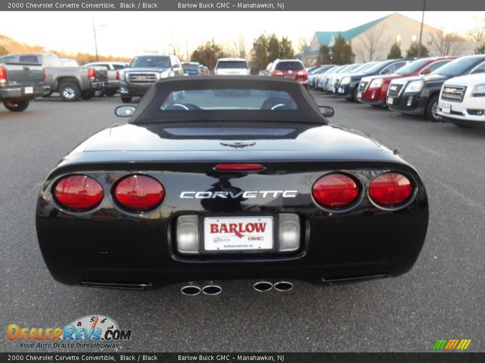 2000 Chevrolet Corvette Convertible Black / Black Photo #5
